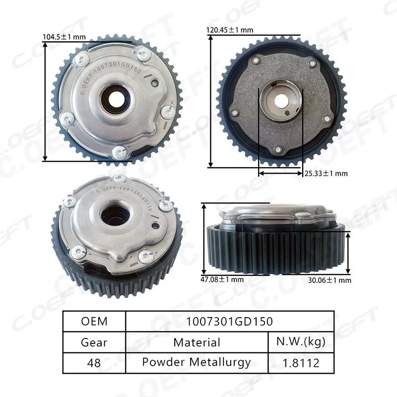 For JAC M4 2.0 VVT Timing Gear 1007301GD150 F-347888.01