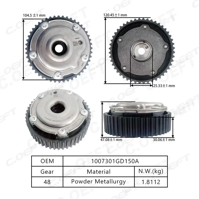 For JAC M4 2.0 VVT Timing Gear 1007301GD150A F-347888.01