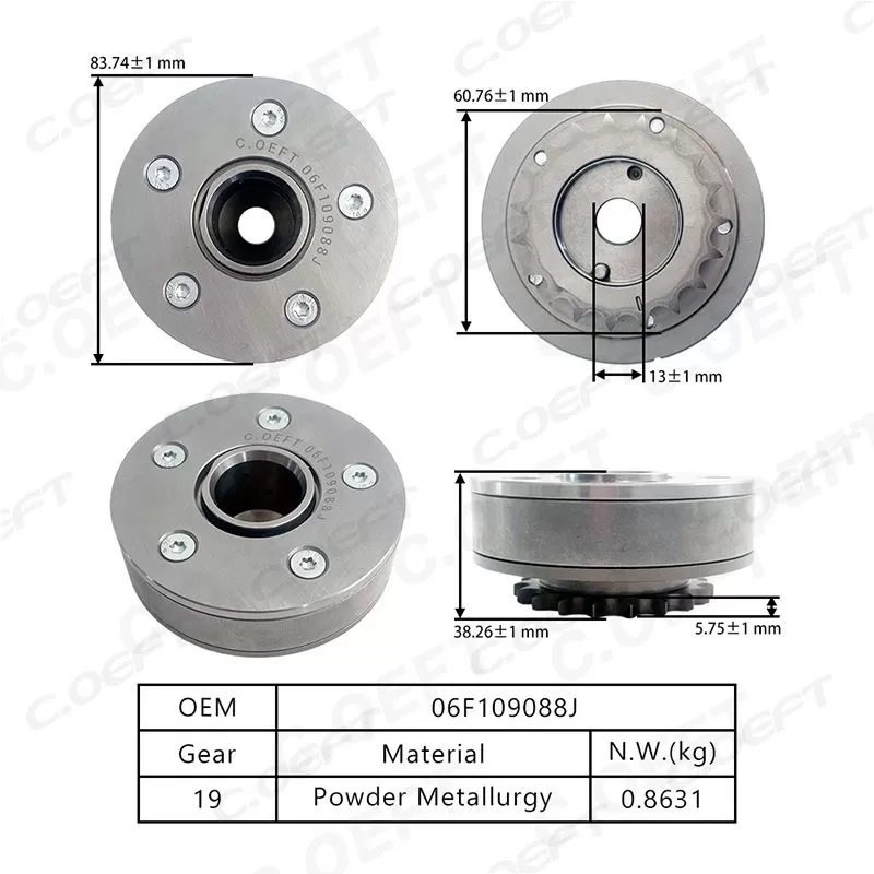 For Audi A6 VVT Timing Gear 06F109088J