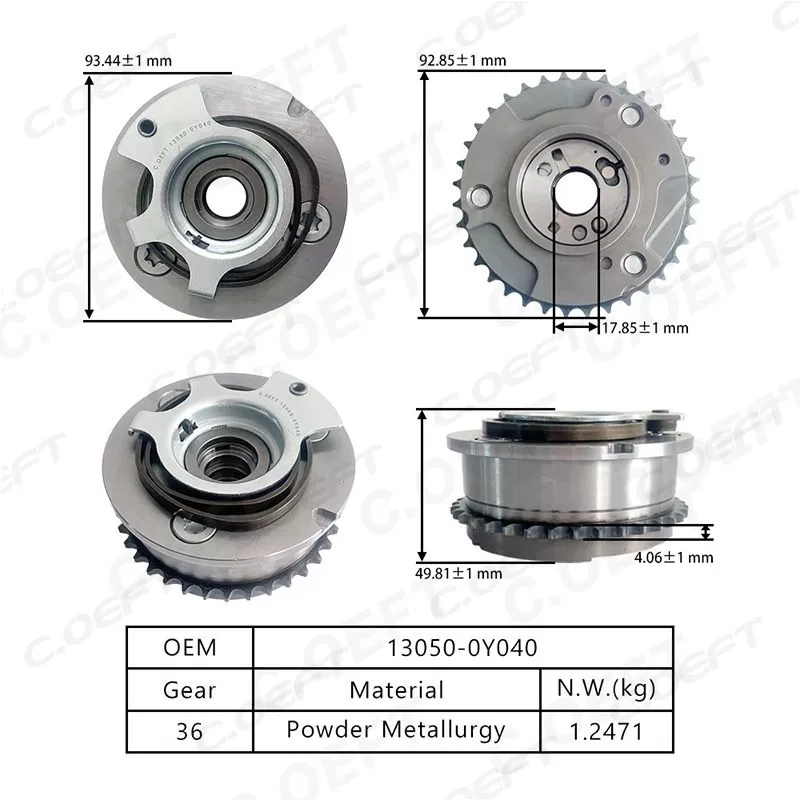For Toyota 9NR-1.2T VVT Timing Gear(Intake) 13050-0Y040