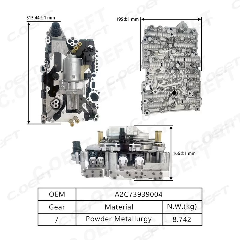 For Mercedes-Benz 724 7GDCT Transmission Mechatronic 5-pin A2C73939004