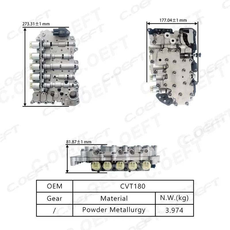 For MG Transmission Valve Body Assembly CVT180