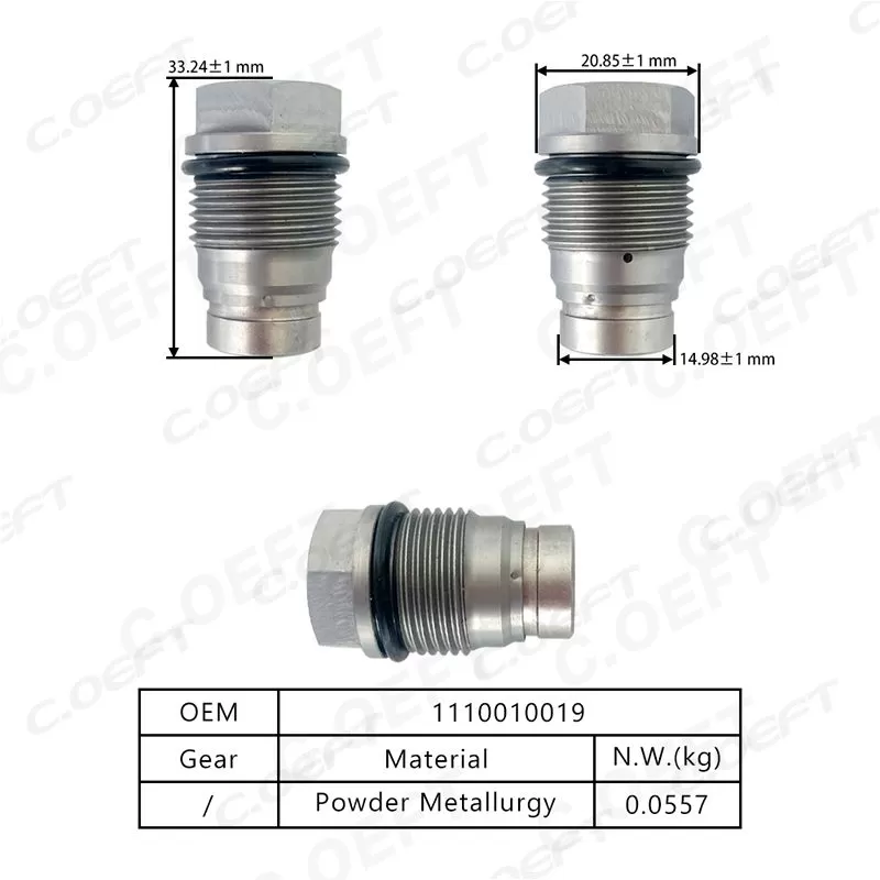 For Renault Common Rail Pressure Limiter & Relief Valve 1110010019