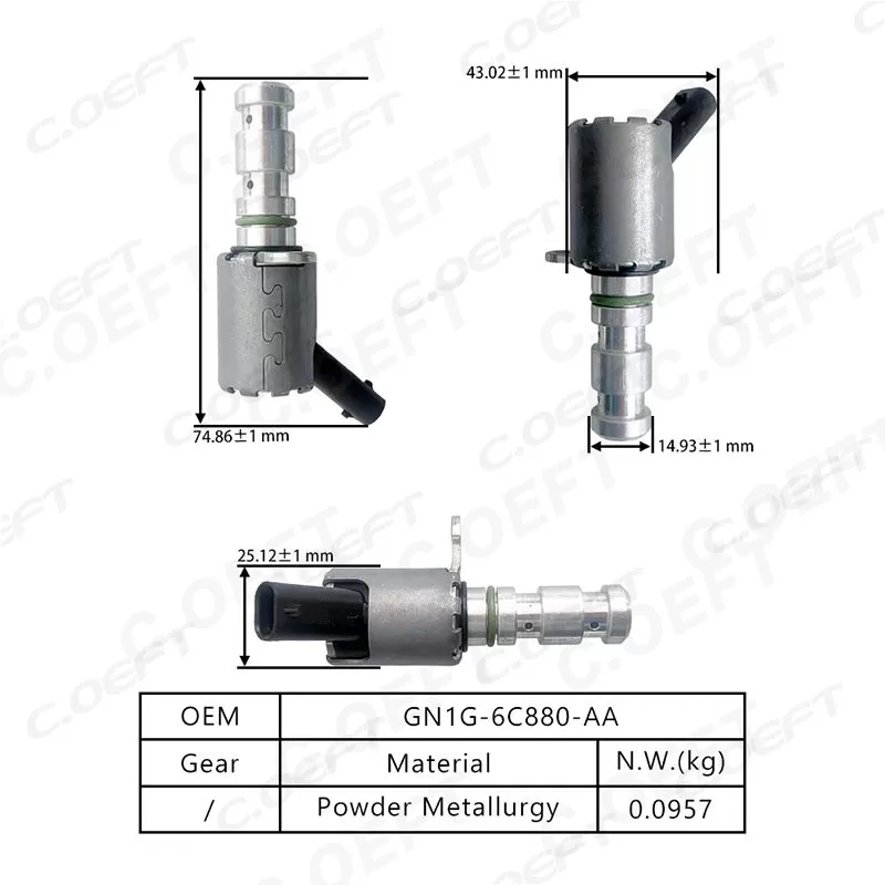 For Ford Engine Oil Control Variable Valve Timing VVT Solenoid GN1G-6C880-AA