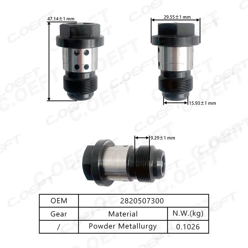 For Mercedes-Benz and Porsche Panamera Center Screw 2820507300