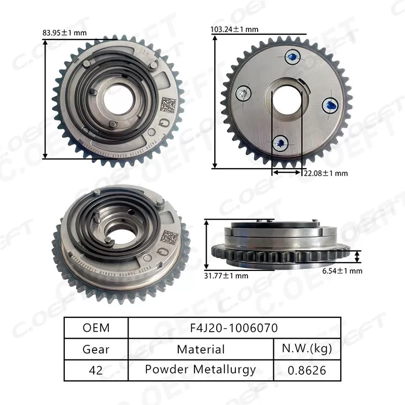 For Chery 4J20 VVT Timing Gear(Exhaust) F4J20-1006070