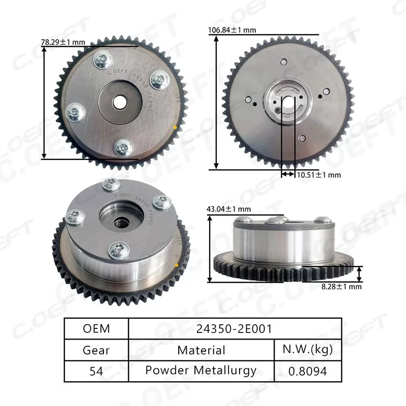 For the old model of Hyundai Verna VVT Timing Gear Wide-tooth(Intake) 24350-2E001