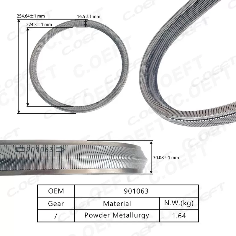 For Nissan JF010E/RE0F09A Transmission Steel Belt 901063