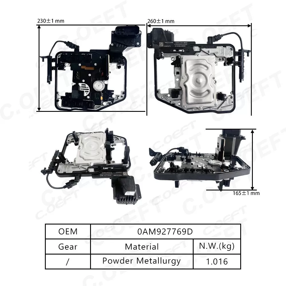 for Volkswagen Audi Direct Replacement for Refabricated Units Transmission Control Unit TCU TCM Unit0AM927769D