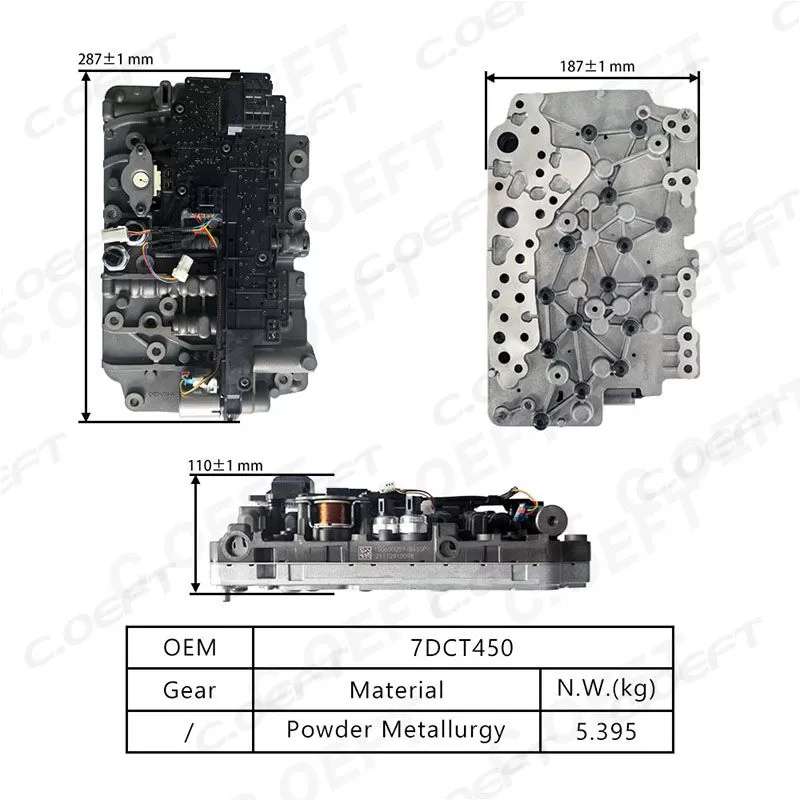 For Great Wall Haval Dargo Transmission Valve Body Assembly(New Generation) 7DCT450