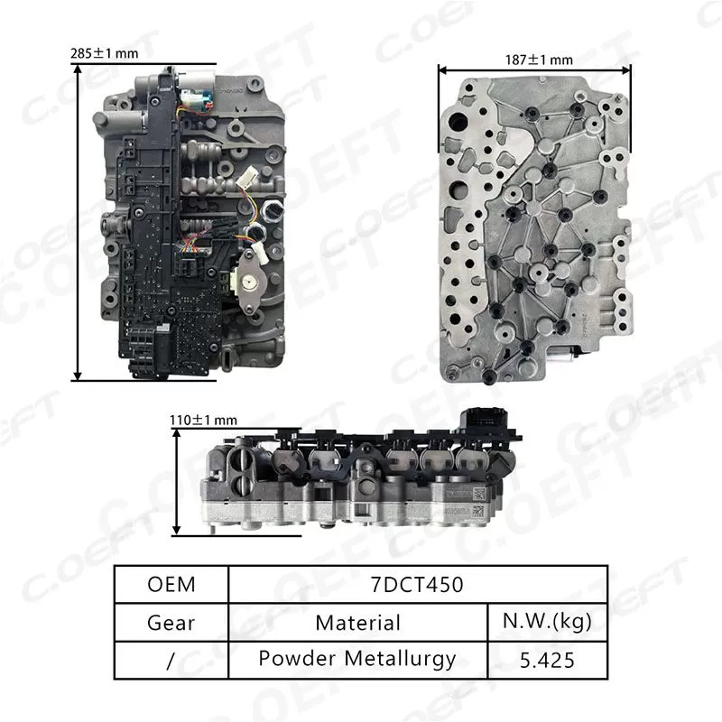 For Great Wall Haval Dargo Transmission Valve Body Assembly(New Generation) 7DCT450