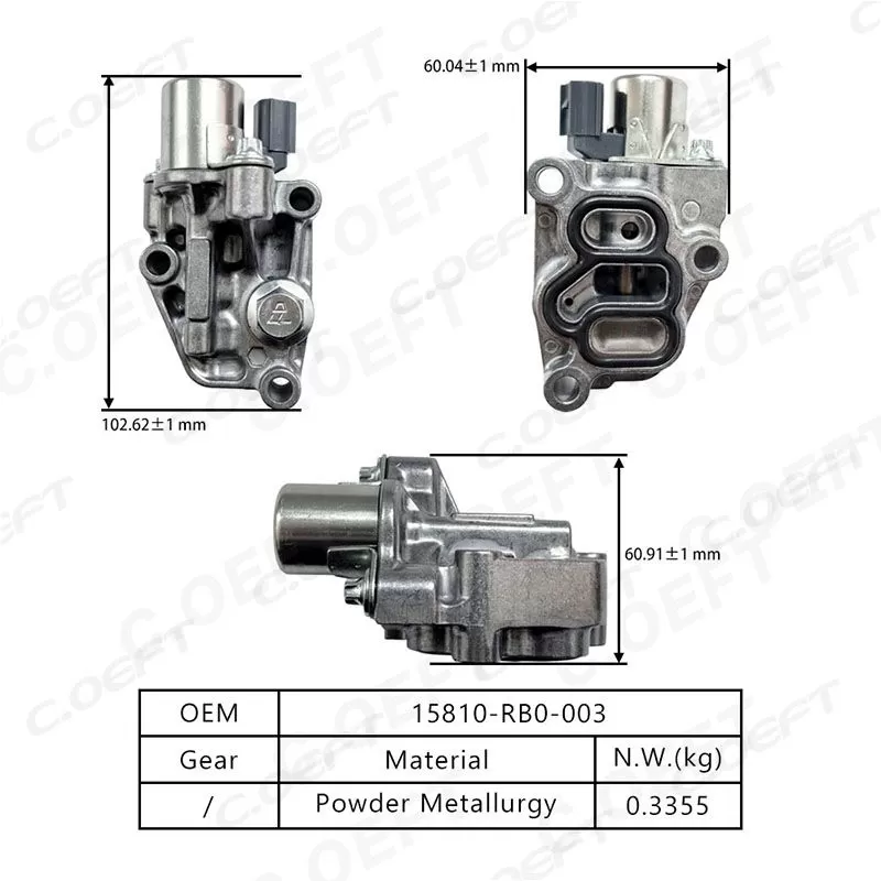 For Honda Engine Timing Oil Control Valve 15810-RB0-003