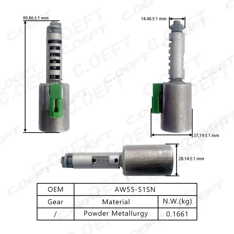 For Nissan Volvo Transmission Solenoid Valve AW55-51SN