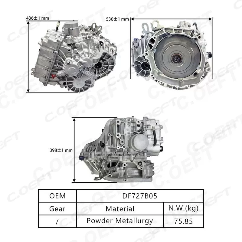 For Changan Transmission Assembly DF727B05 RA03931