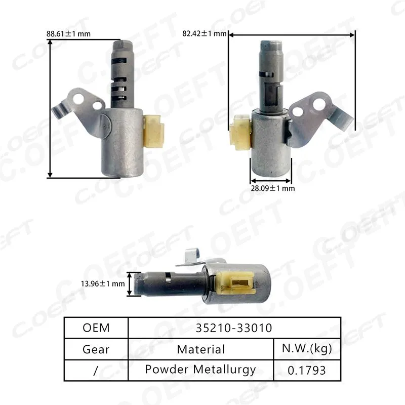 For Toyota Lexus imported 5AT Transmission Solenoid Valve 35210-33010