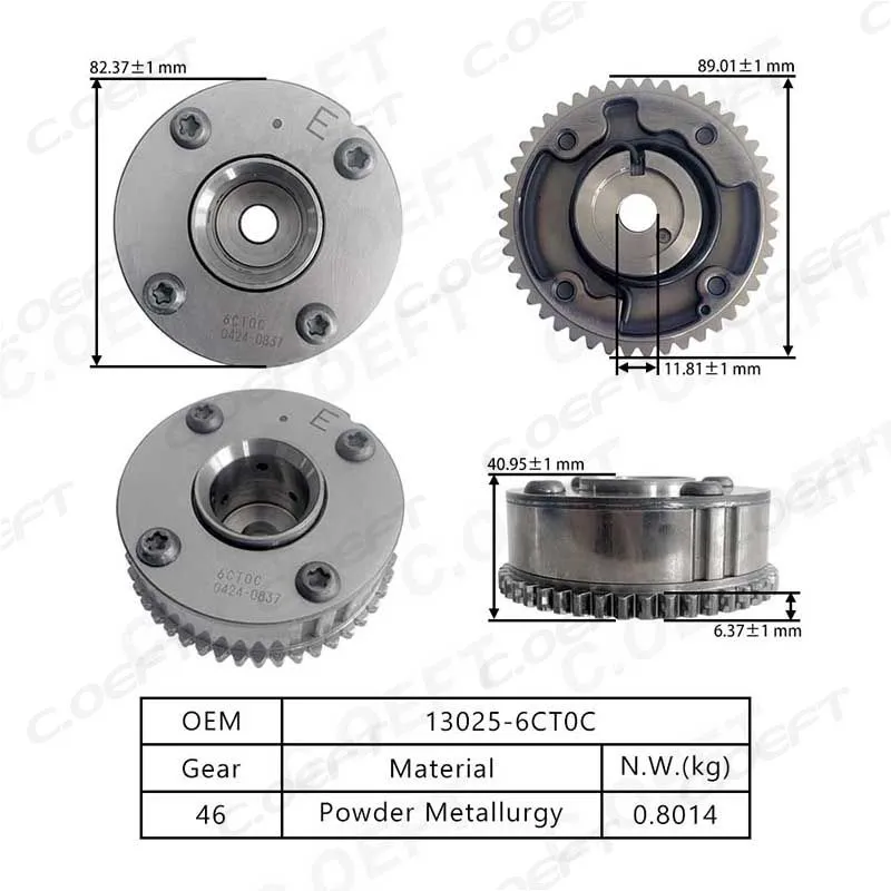 For Nissan VVT Timing Gear 13025-6CT0C