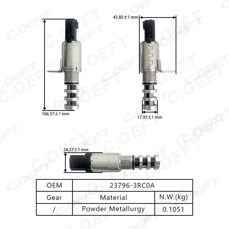 For Nissan New Sylphy Engine Timing Oil Control Valve 23796-3RC0A
