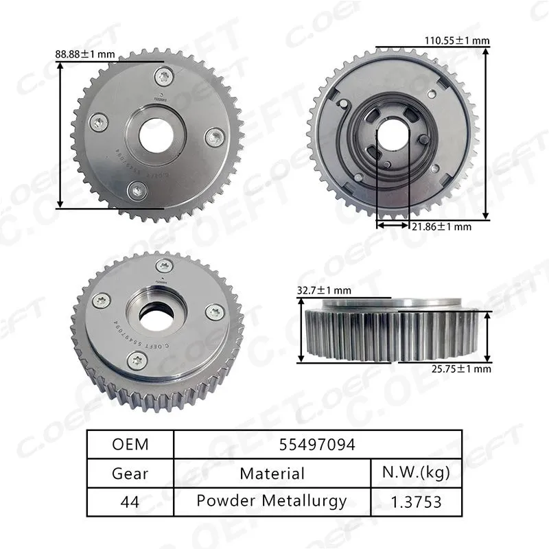 For GM Chevrolet GMC L4H(2023–2025)2-in-1 for Two Vehicle Models  VVT Timing Gear 55497094