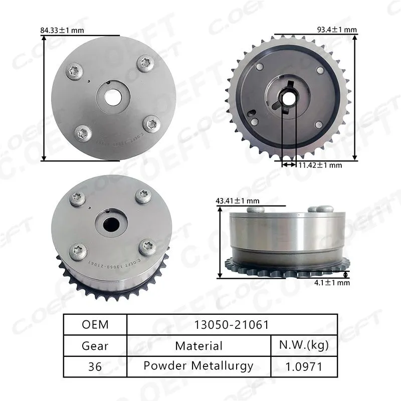 For Toyota Corolla VVT Timing Gear 13050-21061