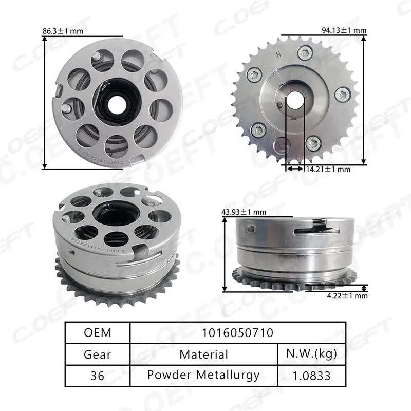 For Geely VVT Timing Gear (Exhaust) 1016050710