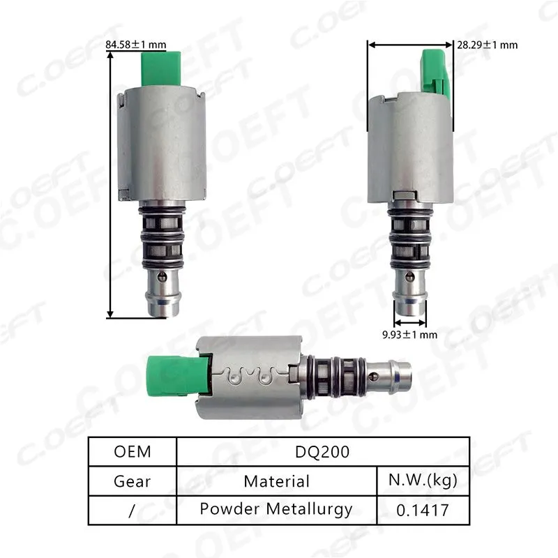 For Volkswagen Audi Flow Control Valve DQ200 Q-F01R00WA03