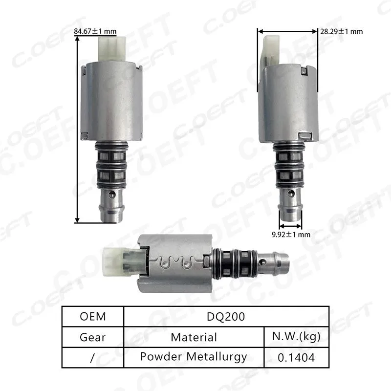 For Volkswagen Audi Pressure Control Valve DQ200 P-F01R00WA02