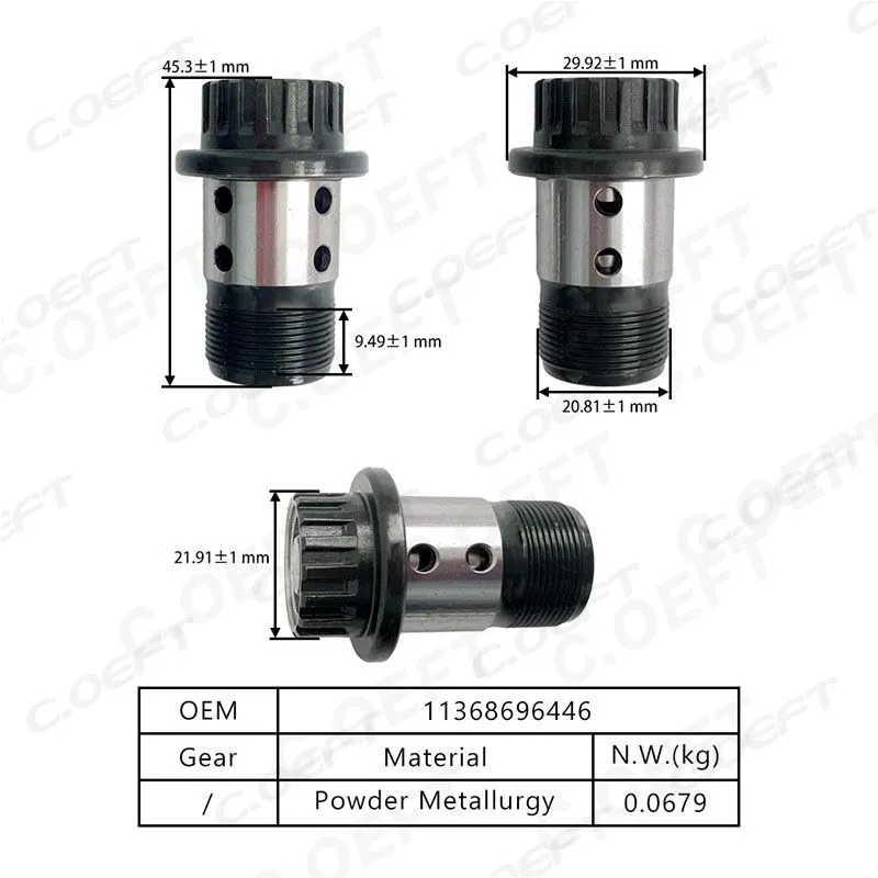 For BMW Engine Center Screw 11368696446