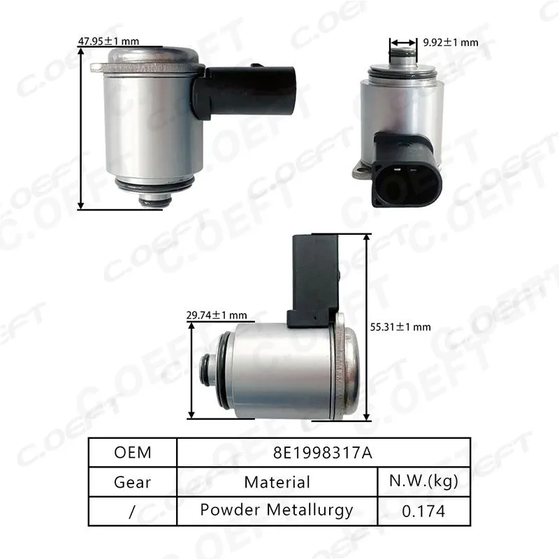 For Audi A4 Steering Solenoid Valve 8E1998317A
