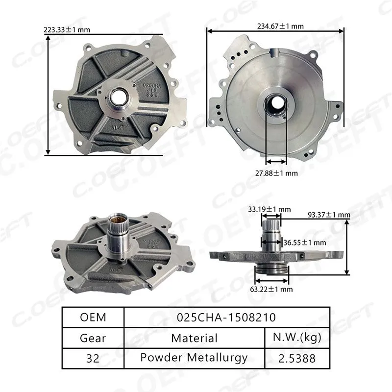 For Chery 025 Transmission Oil Distributor Assembly 025CHA-1508210