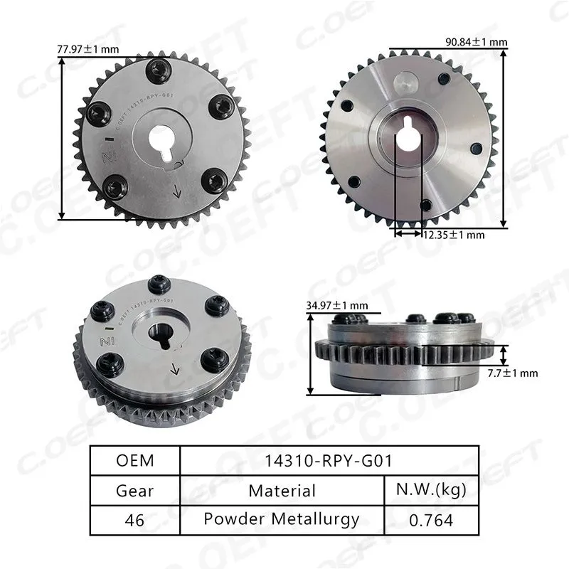 For Honda Avancier K20C3 VVT Timing Gear (Intake) 14310-RPY-G01