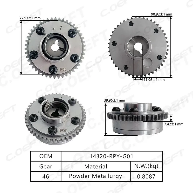 For Honda Avancier K20C3 VVT Timing Gear (Exhaust)  14320-RPY-G01