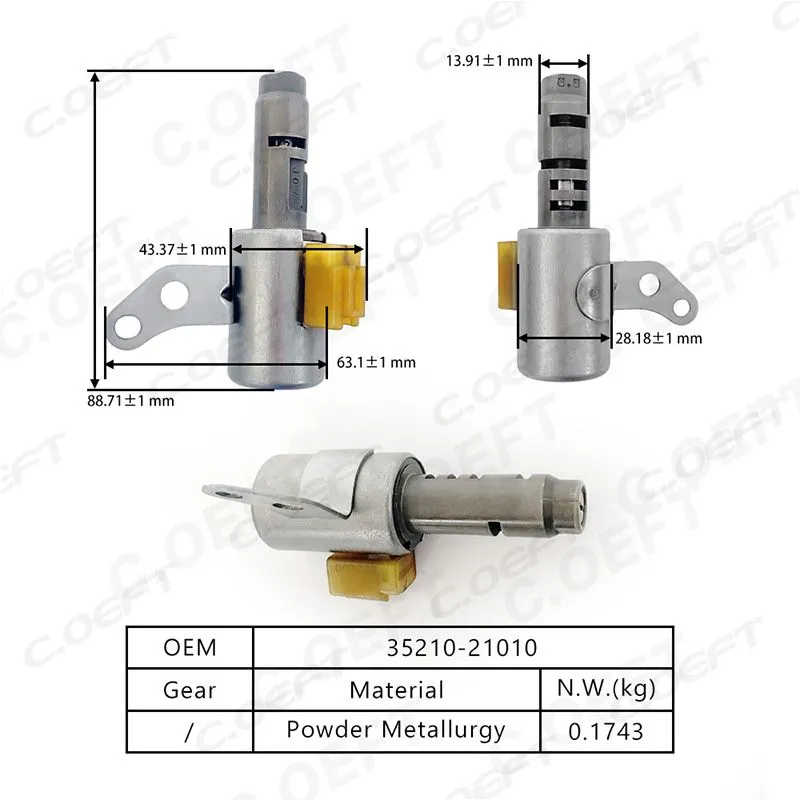 High Quality Automatic Transmission Solenoid 35210-21010 New Condition for Toyota for RAV4 U241E