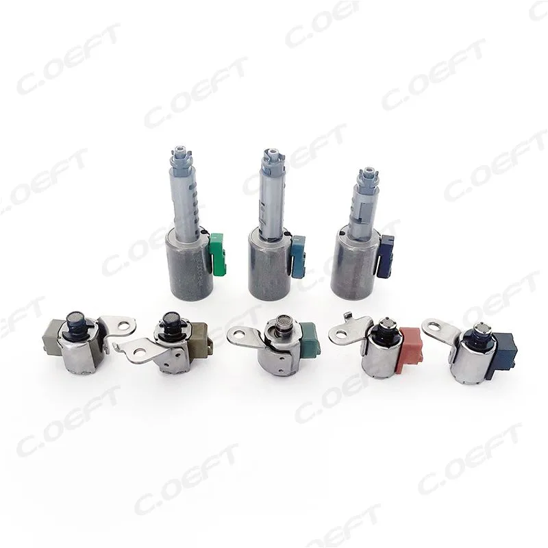 High Quality AW55-51SN Transmission Solenoid Valve Refabricated 8PCS/SET for Volvo for Renault Suzuki Nissan Vehicles