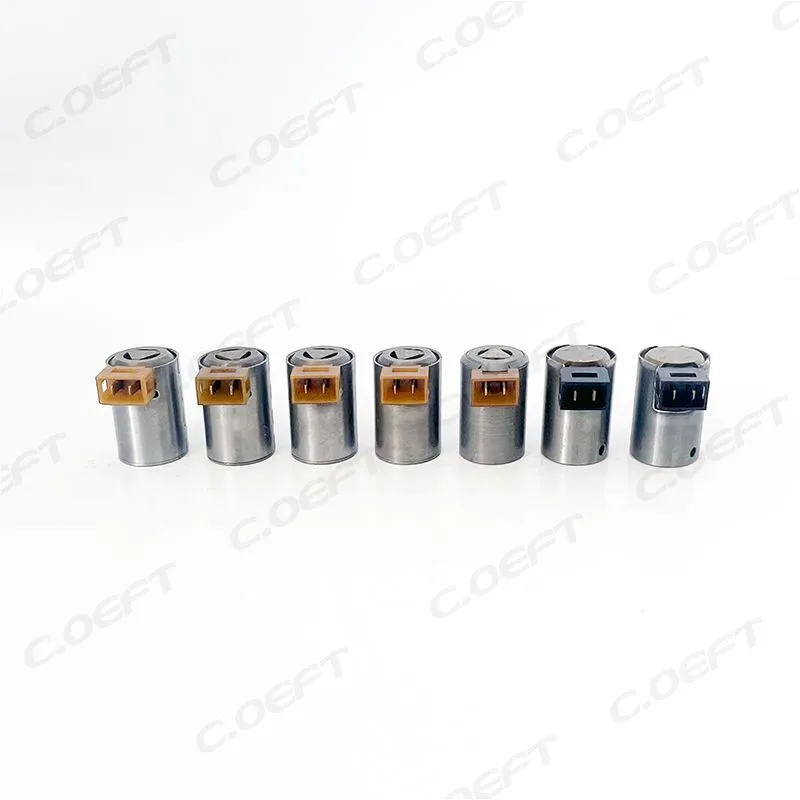 High Quality Refabricated Transmission Solenoid Valve 152-0442 & 095927331 7PCS/Set for Volkswagen Audi Gear Boxes