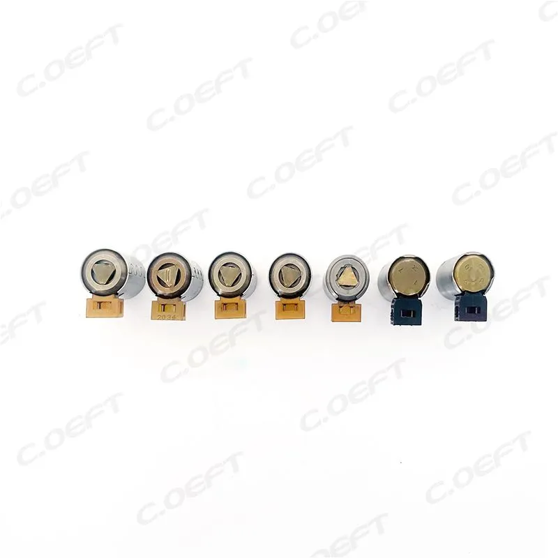 High Quality Refabricated Transmission Solenoid Valve 152-0442 & 095927331 7PCS/Set for Volkswagen Audi Gear Boxes