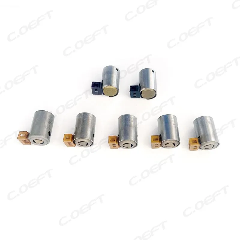 High Quality Refabricated Transmission Solenoid Valve 152-0442 & 095927331 7PCS/Set for Volkswagen Audi Gear Boxes