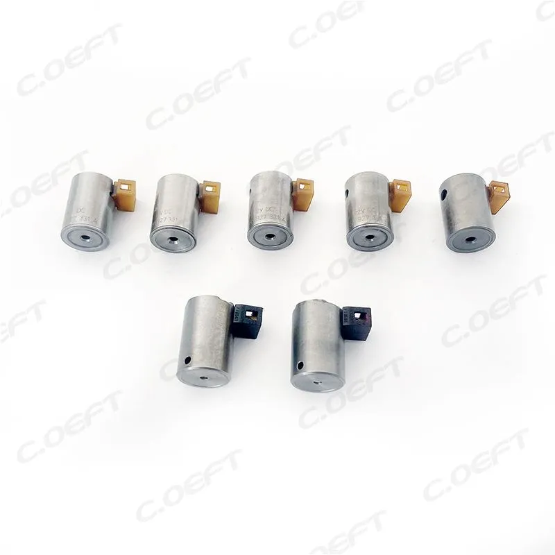 High Quality Refabricated Transmission Solenoid Valve 152-0442 & 095927331 7PCS/Set for Volkswagen Audi Gear Boxes