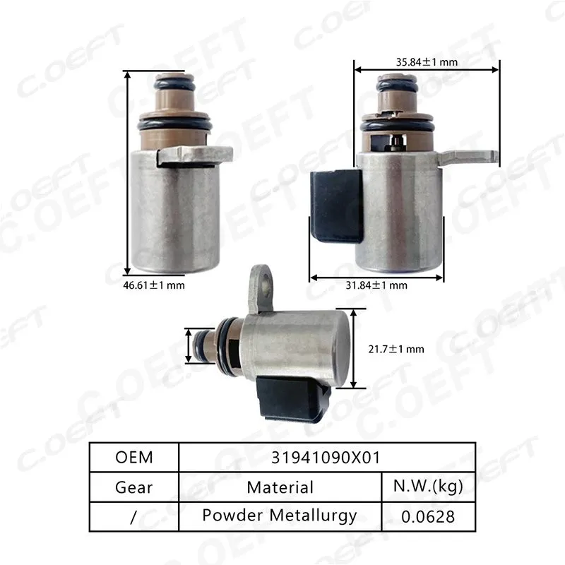 Rebuild Auto Parts Automatic Transmission Solenoid 31941090X01 for Nissan