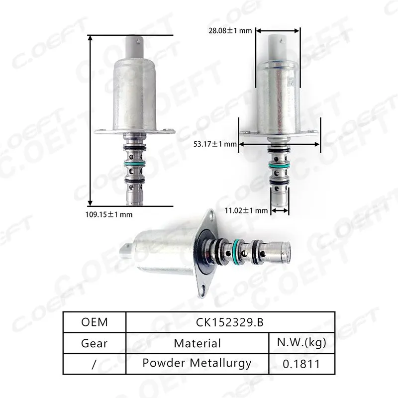 Factory Wholesale CK152329.B Solenoid Valve New Condition for Maxus Roewe MG