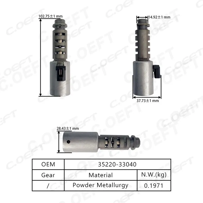 For Toyota U660/U660E Transmission Solenoid Valve 35220-33040