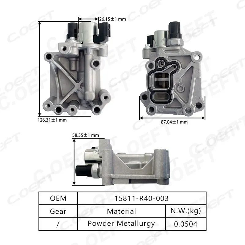 For 8th generation Honda Accord Oil Control Valve 15811-R40-003