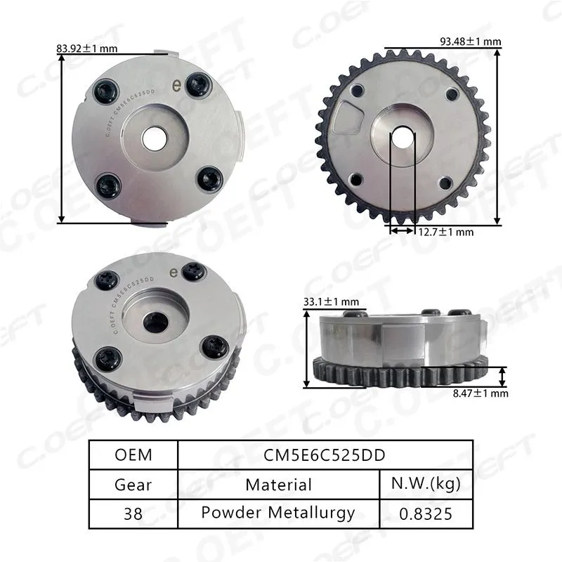 For Ford Focus 2.0 VVT Timing Gear (Exhaust) CM5E6C525DD