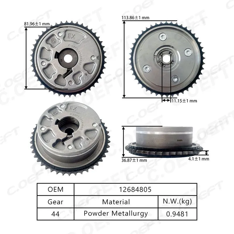 For Imported Cadillac 3.0 VVT Timing Gear(Exhaust R)12684805