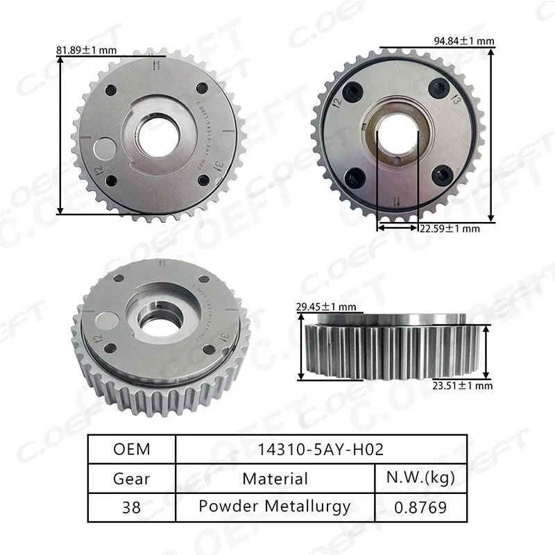 For Honda Lingpai VVT Timing Gear (Intake) 14310-5AY-H02