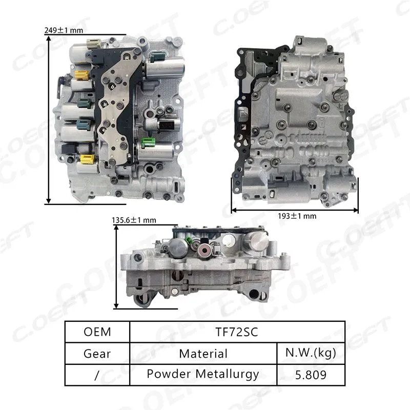 For BMW Transmission valve body assembly TF72SC